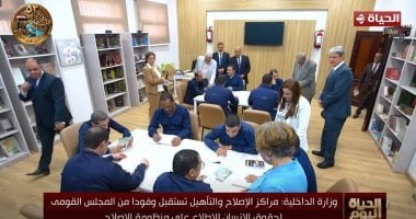 غلاف مراكز الإصلاح والتأهيل تستقبل وفود القومي لحقوق الإنسان لرصد منظومة الرعاية